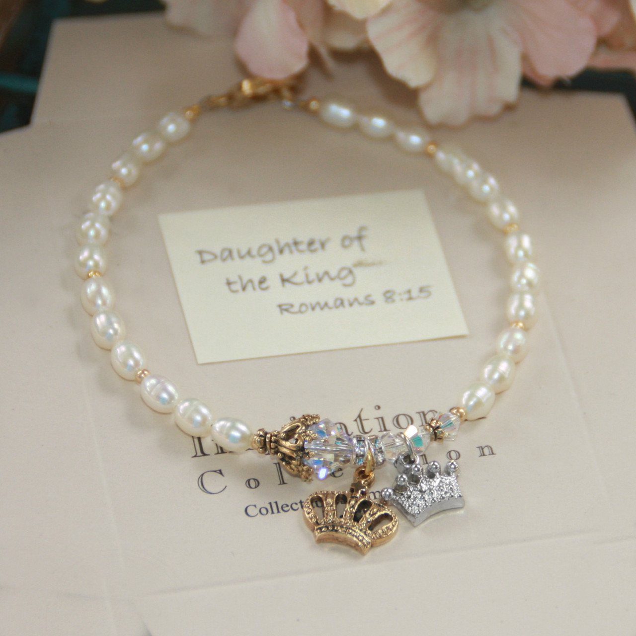 IN-747 Daughter of the King Freswater Pearl (favorite) Bracelet