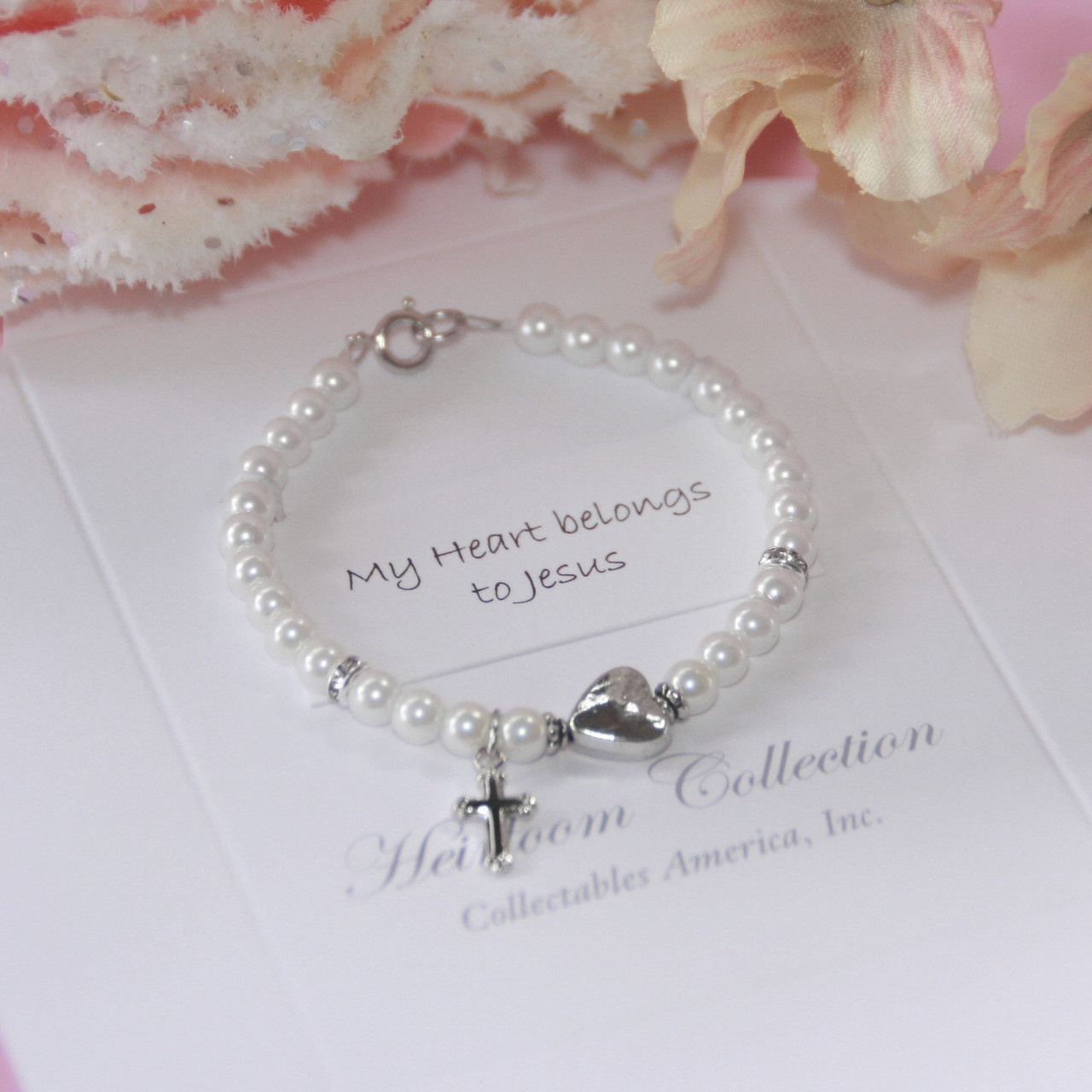 CJ-194-5  My Heart Belongs to Jesus 5" Bracelet
