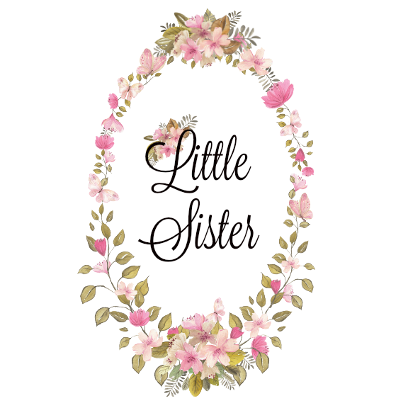 00-18CR  Little Sister Onesie 6-12 Months with Crystals