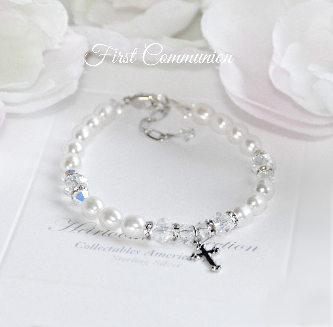 CJ-468  The Perfect First Communion Bracelet