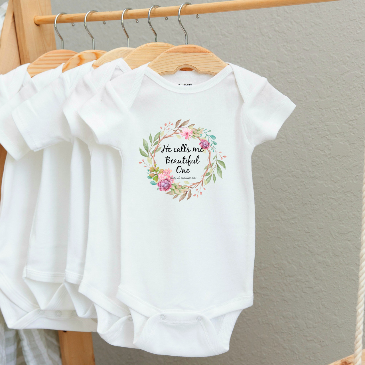 00-123CR   Beautiful One 3-6 Months with Crystals