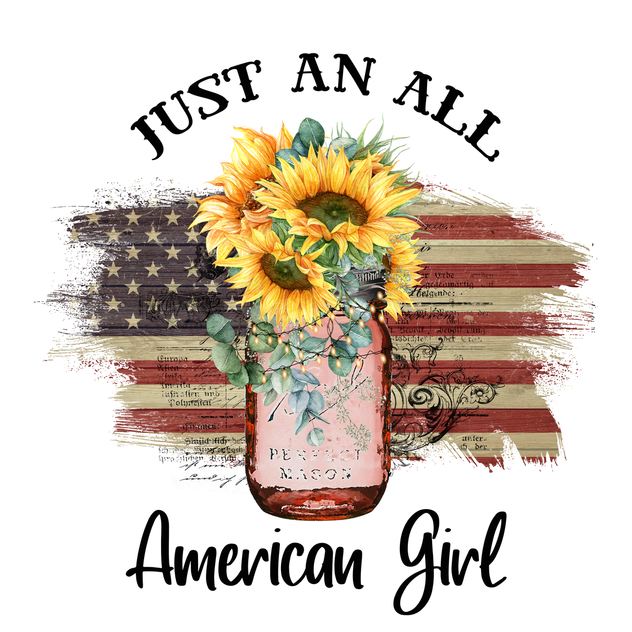 00-12   All American Girl 6-12 Months No Crystals