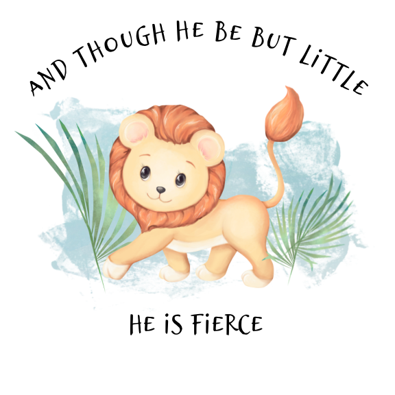 00-146   Little but He is Fierce 6-12 Months no crystals