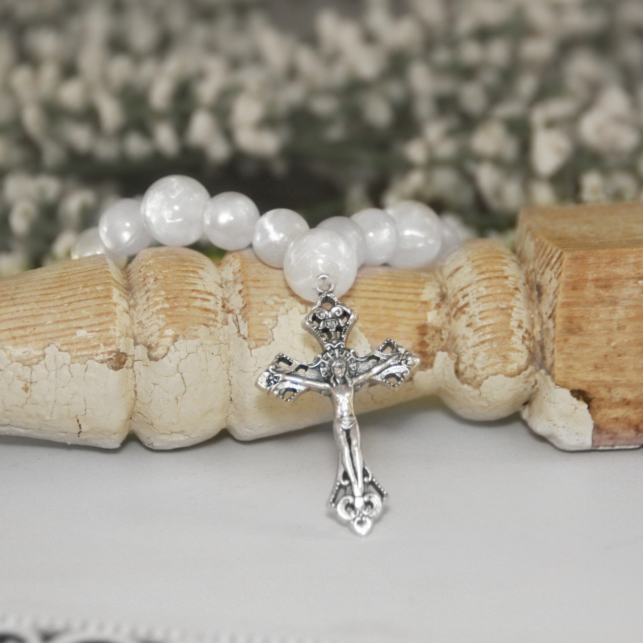 BB-10  Crucifix Blessing Beads for Baby
