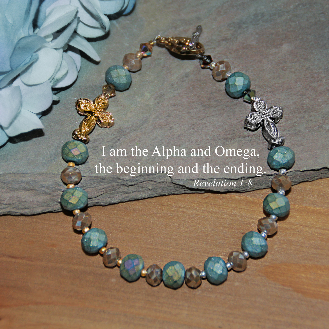 IN-770  Alpha and Omega Beautiful Bracelet