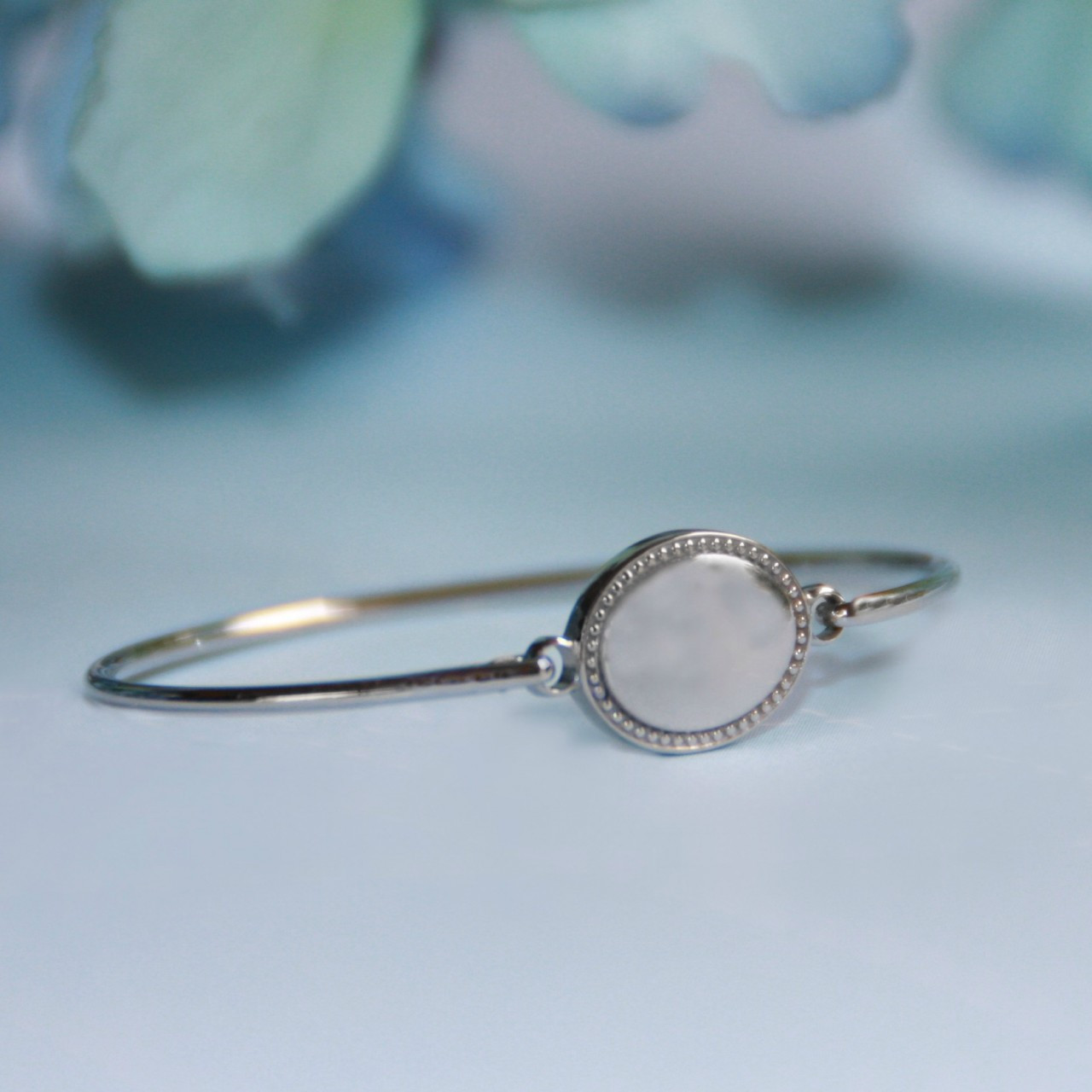 CJ-485 Stainless Steel Beautiful Infant Engravable Bracelet