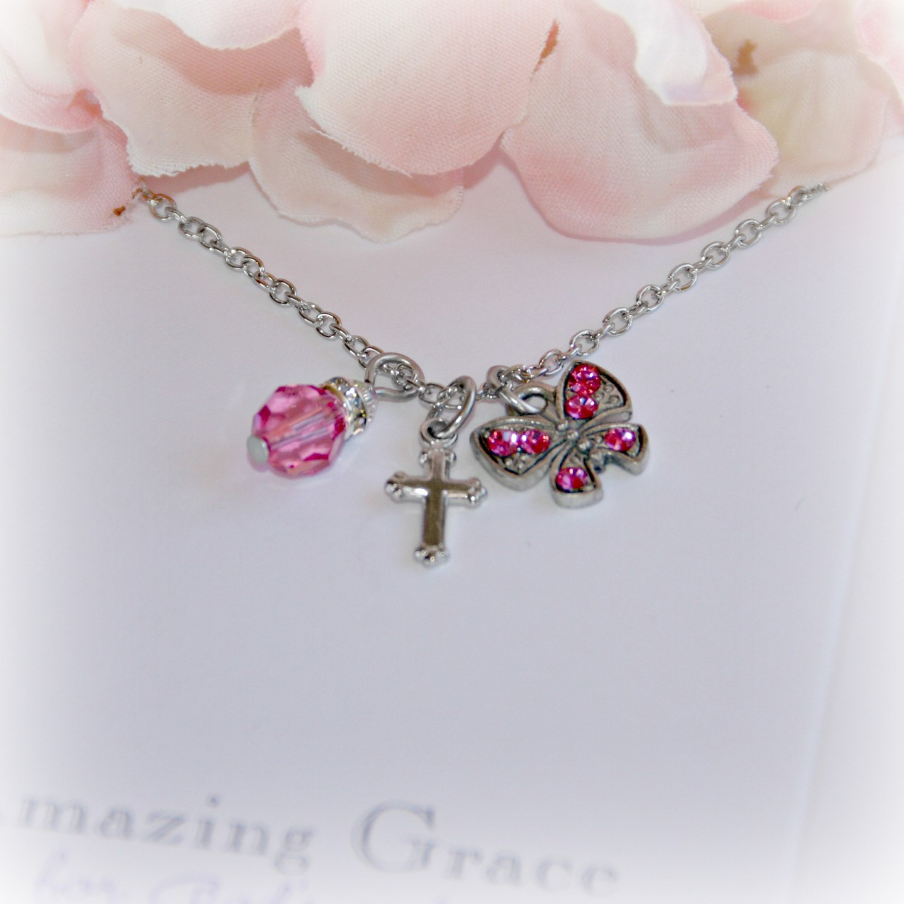 GG-9  Amazing Grace Pink Butterfly