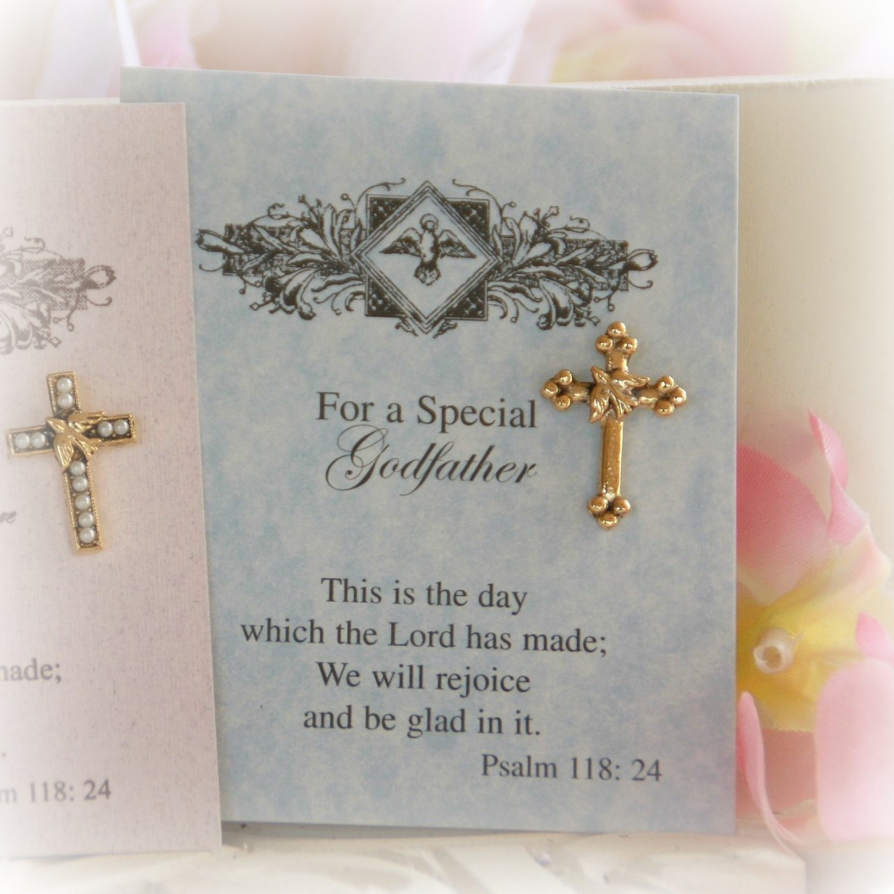 PIN-27  Godfather Lapel Pin Gold