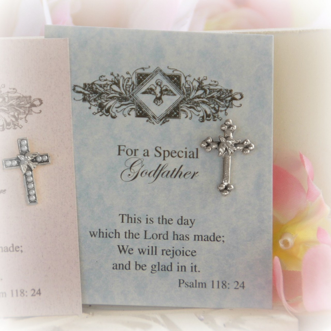 RH-23  Godfather Lapel Pin Rhodium