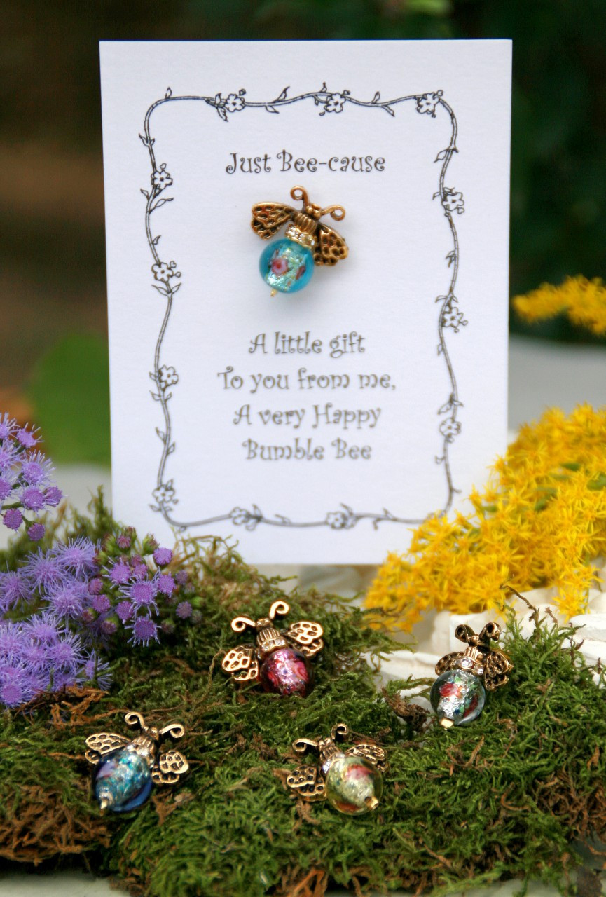 PIN-12  Just Because Bumble Bee Lapel Pin A Top Seller!