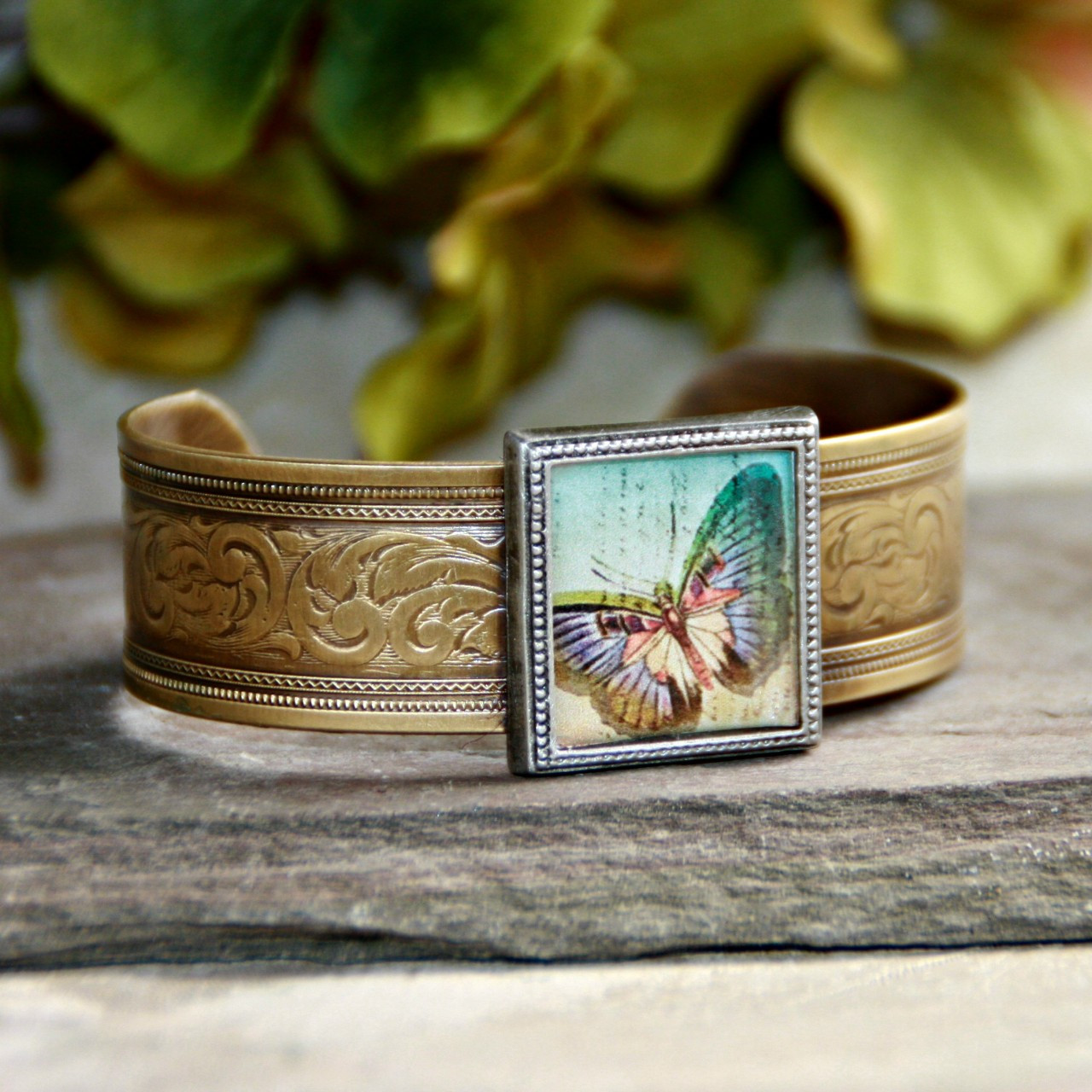ART-130 Butterfly lots of  Color ART Collection Bracelet