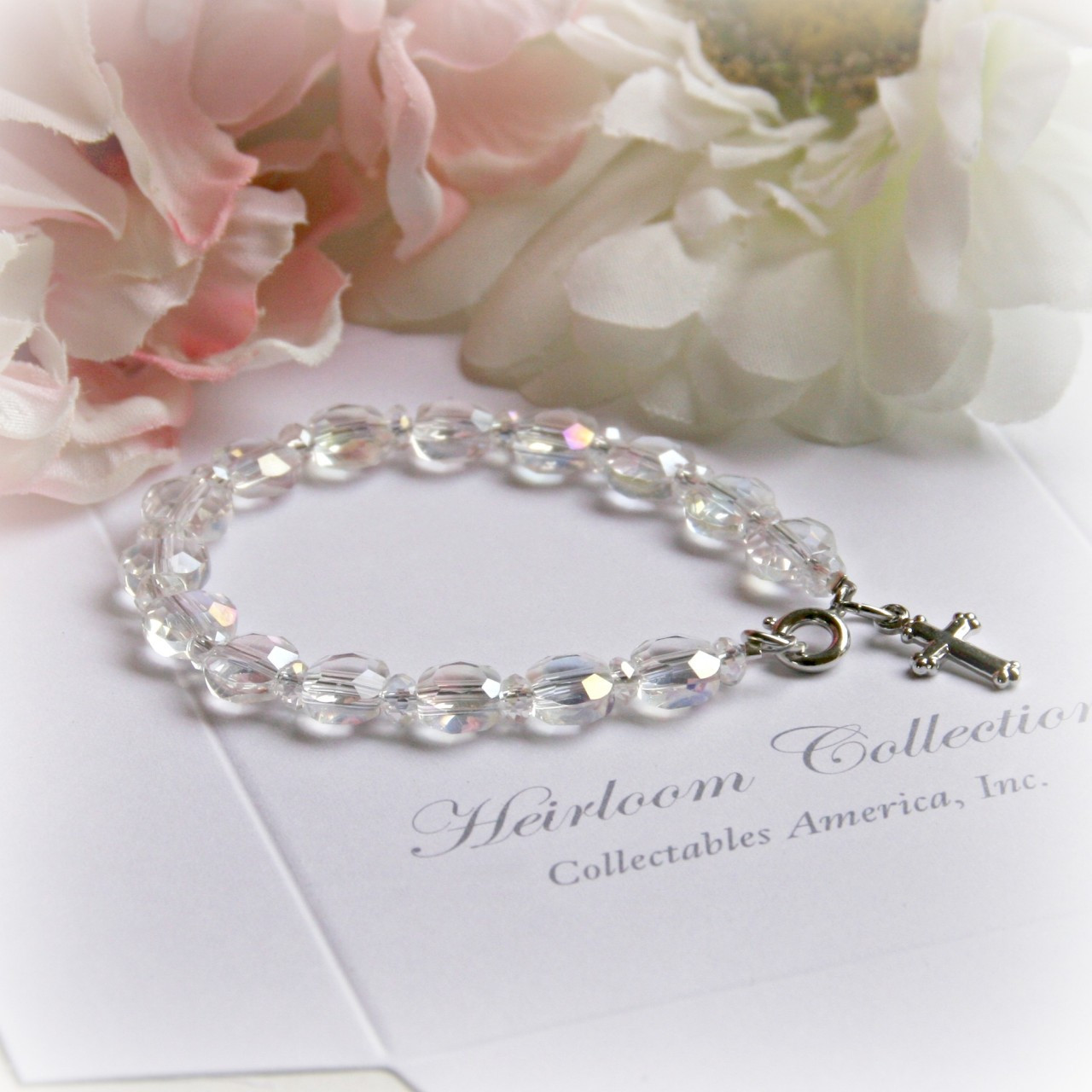 CJ-311-6 Crystal AB 6" child bracelet