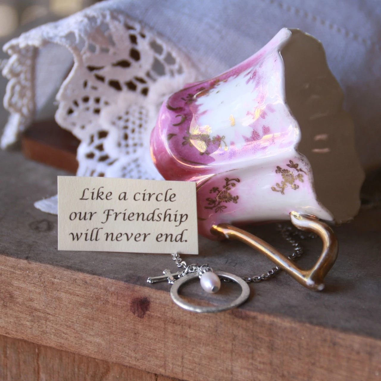 IN-521  Circle of Friendship Necklace