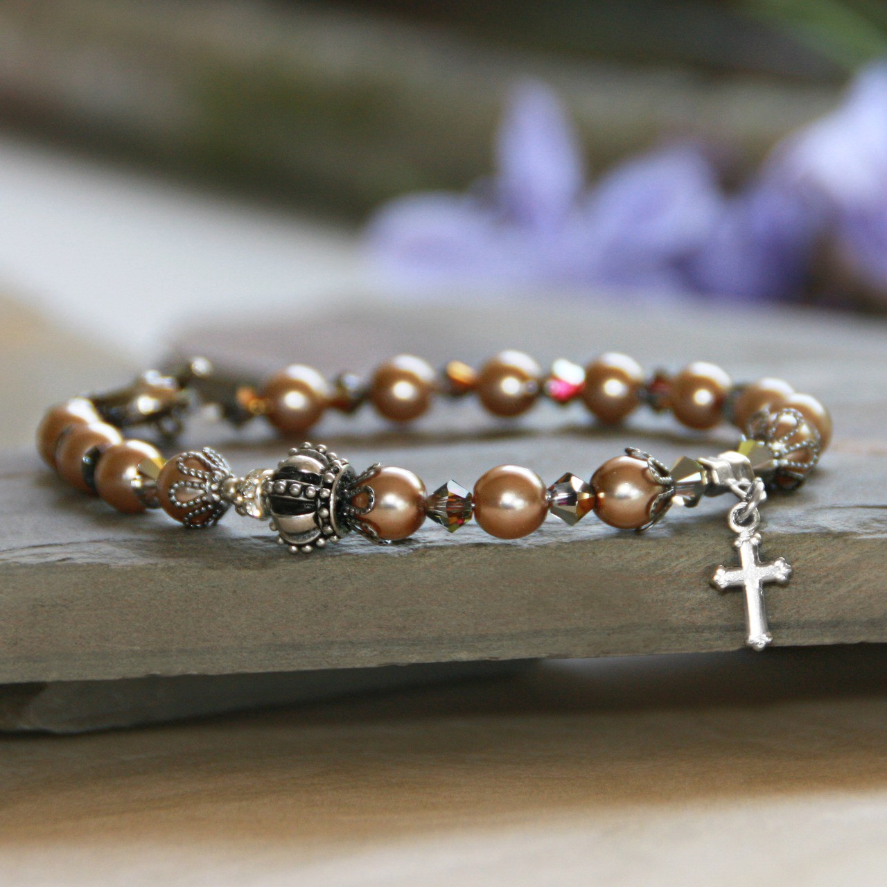 IN-369  Crown of Glory Pearl Bracelet