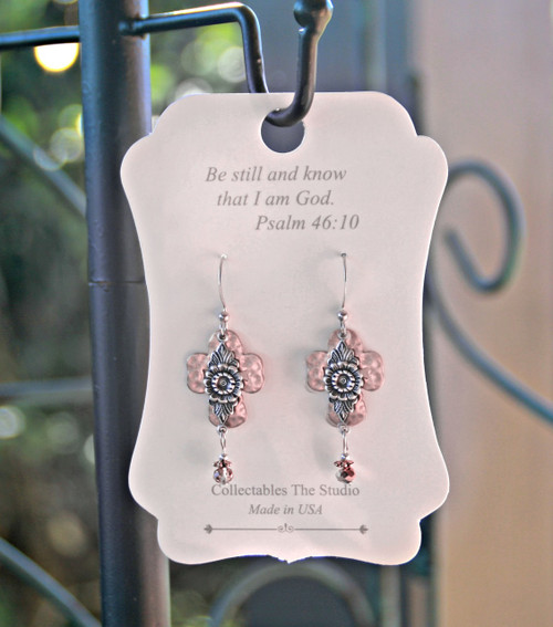FER-404  Be still and know that I am God Earrings