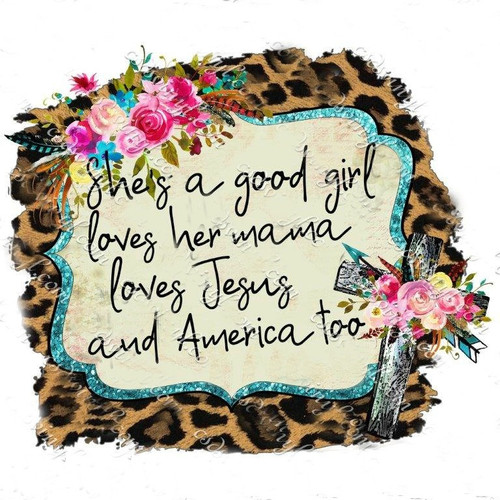 OO-32CR  Loves her Mama and America Onesie 6-12 Months Crystals