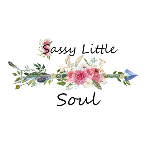 00-26  Sassy Little Soul Onesie 6-12 Months (no crystals-