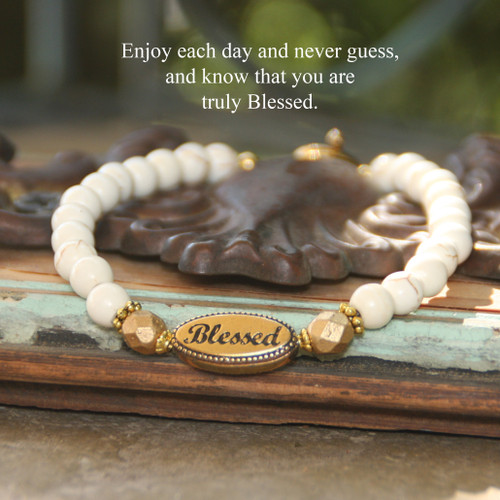 IN-740  Blessed Natural Gemstone Bracelet