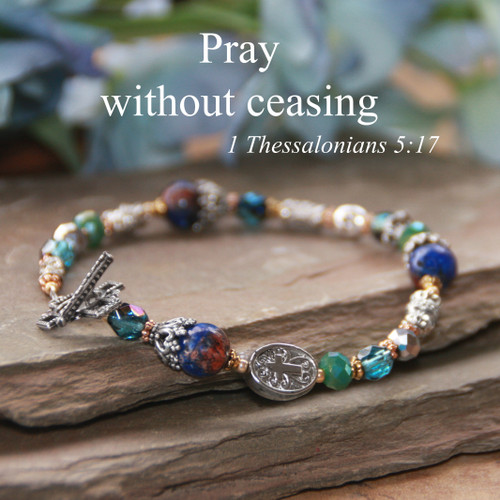 IN-744  Pray without ceasing Bracelet