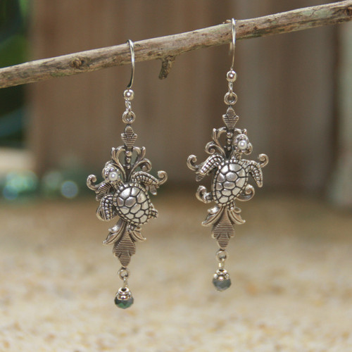 OC-24  Turtles And Scrolls Earrings Just Love Them