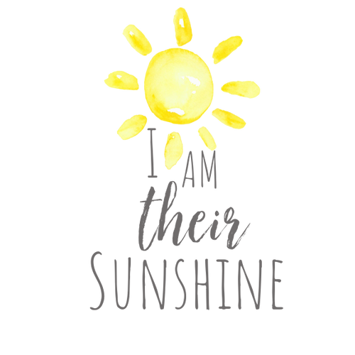 00-96CR   I am Their Sunshine 6-12 month with Crystals