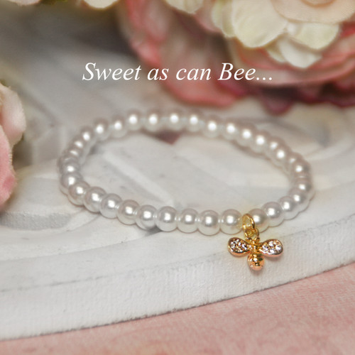 CJ-313  Sweet as can BEE Bracelet