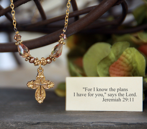 IN-314N Jeremiah 29:11 necklace