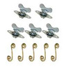 Small Quarter Turn Winged Fastener with Springs