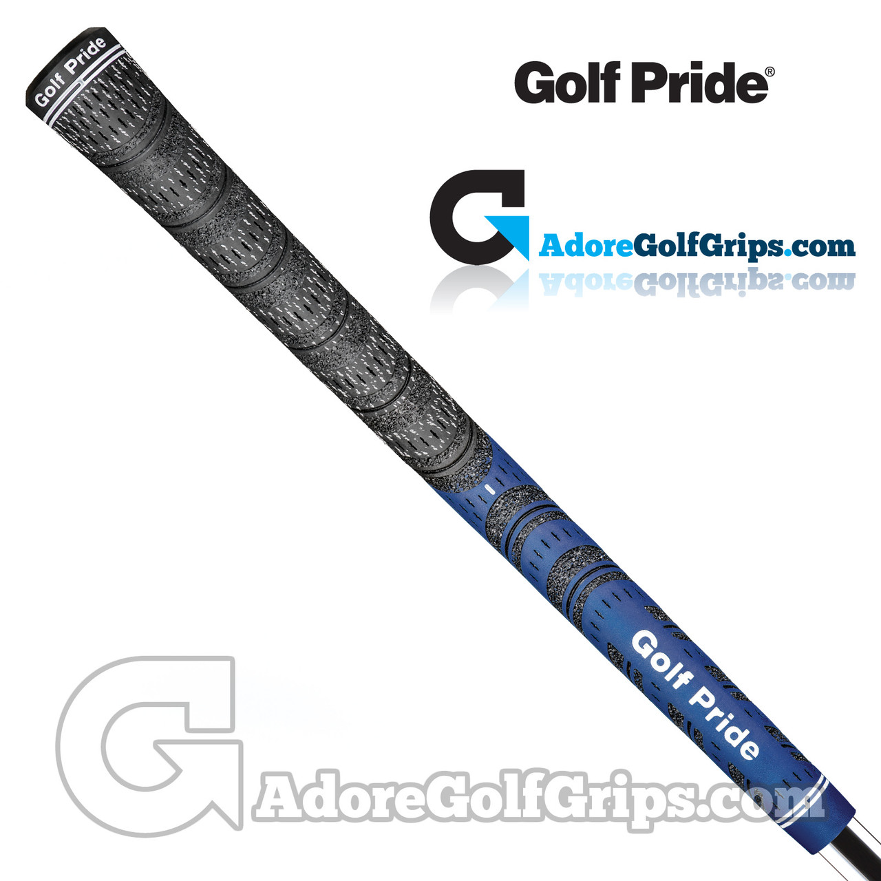 Golf Pride New Decade Multi Compound Grips - Blue - AdoreGolfGrips.com