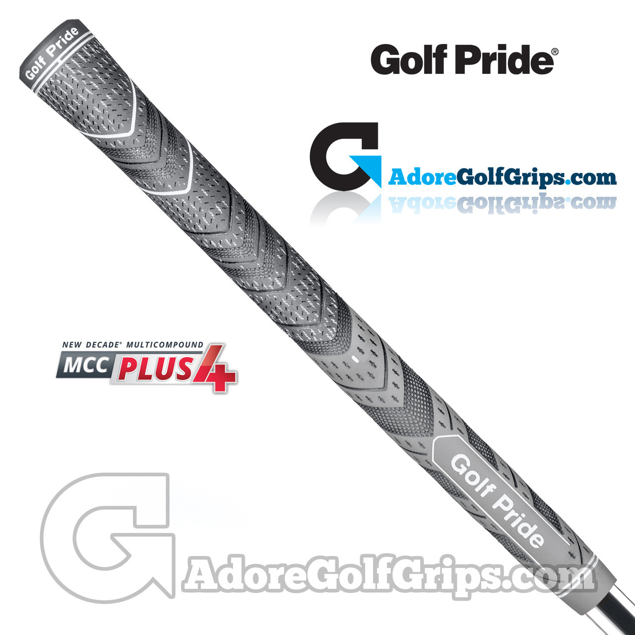 9 Golf Pride New Decade Multi Compound MCC Plus 4 Midsize Grips With Free Tape