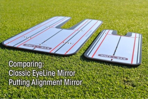 EyeLine Golf Alignment Mirror Putting Aid Large 17.50" x 9.25"