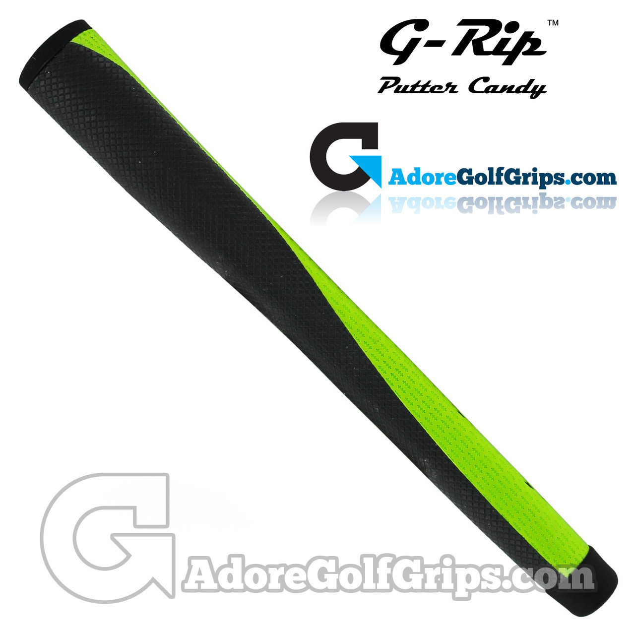G-Rip MP-1 Midsize Pistol Putter Grip - Lime Green / Black