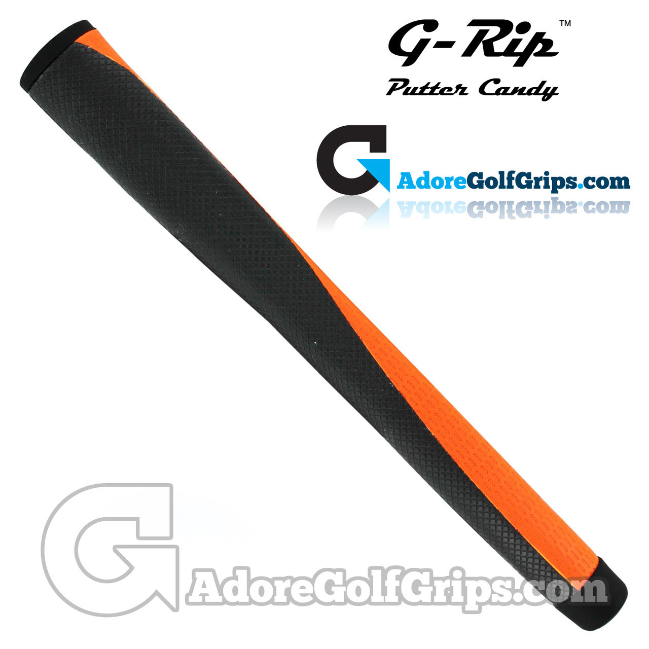 G-Rip MP-1 Midsize Pistol Putter Grip - Orange / Black