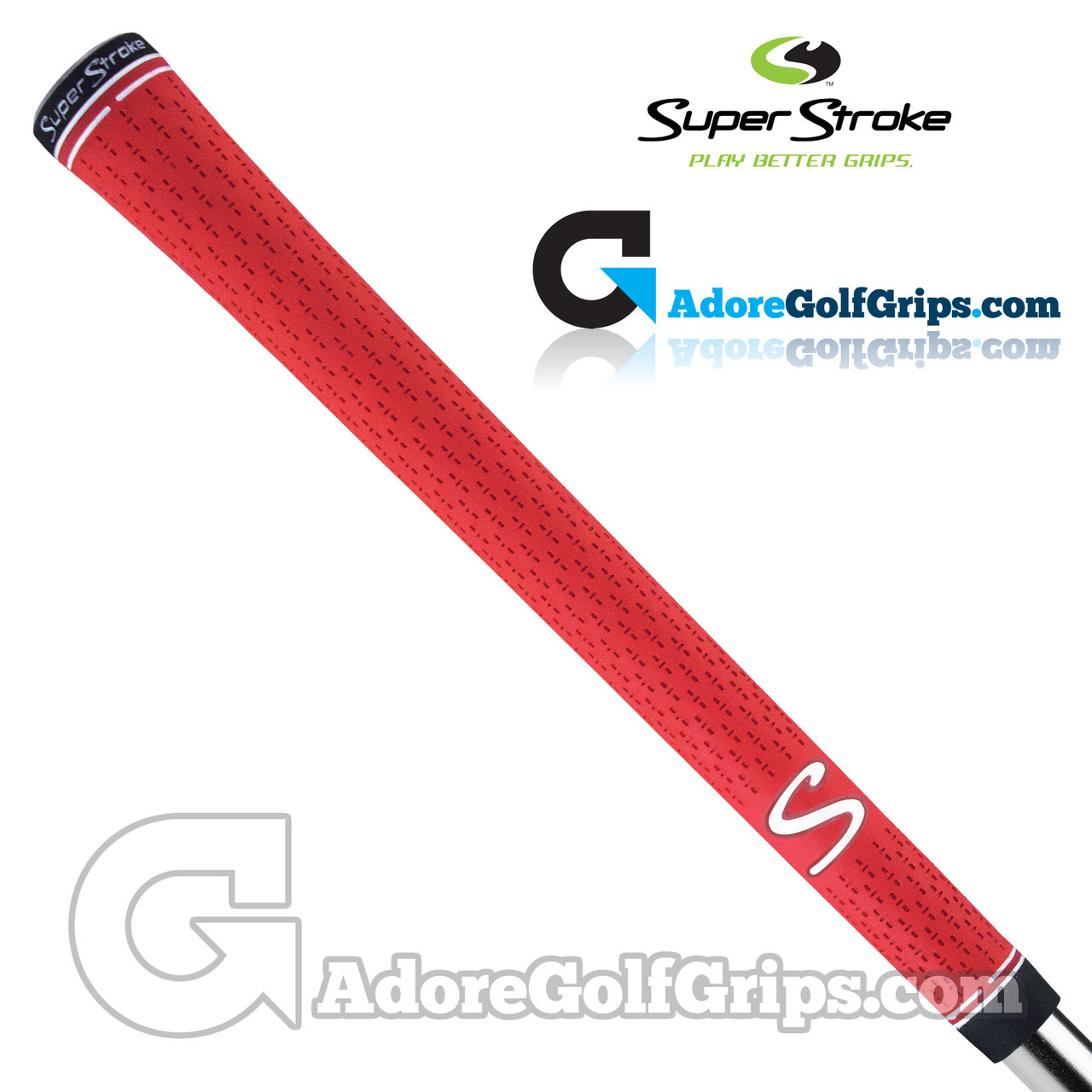 SuperStroke S-Tech Grips - Red / Black / White