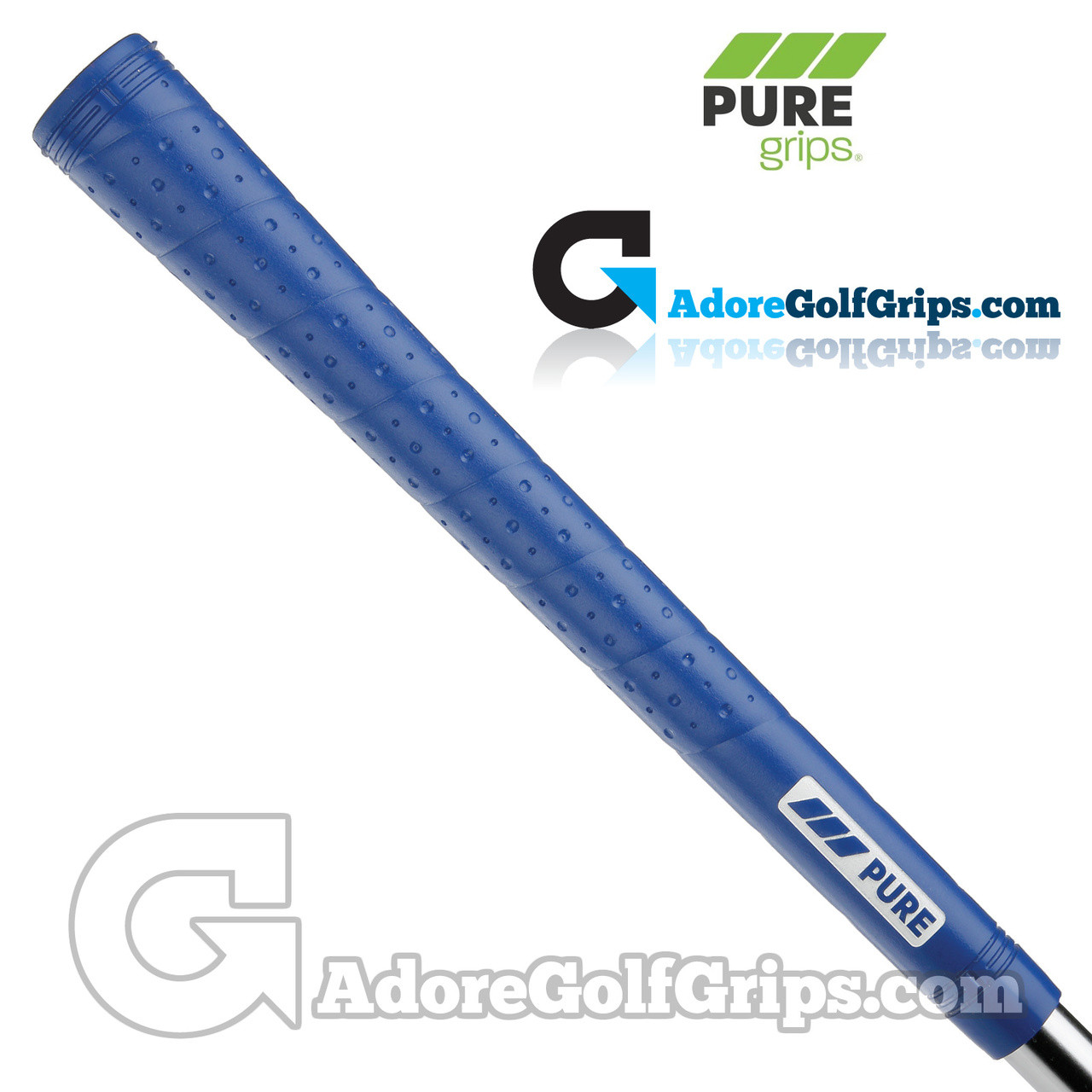 Pure Grips P2 Wrap Standard Grips - Neon Blue