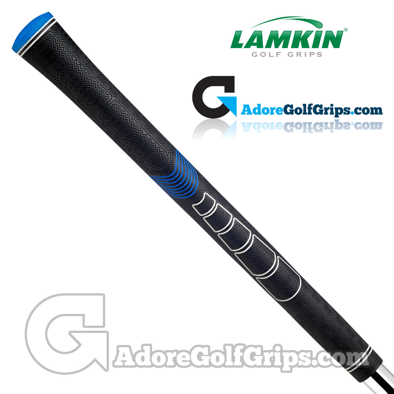 Lamkin Sonar Standard PLUS Grips - Black / Blue / White