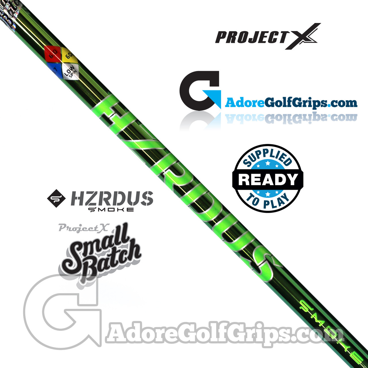 Project X HZRDUS Smoke Green Small Batch 60 Wood Shaft (61g-65g) - 0.335