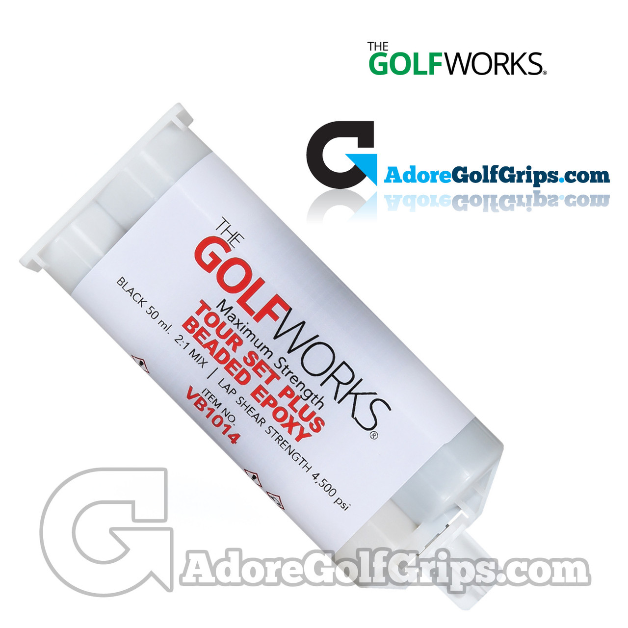 The GolfWorks Maximum Strength 2:1 Tour Set Plus Beaded Epoxy - 50ml