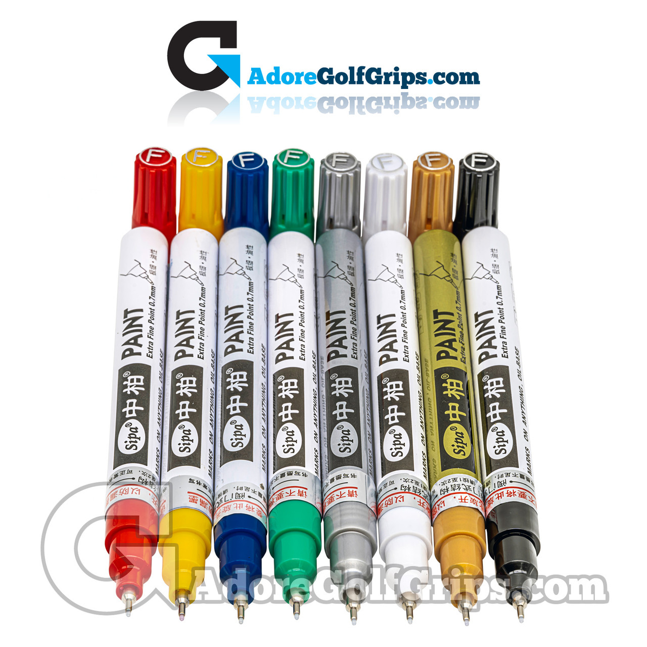 Sipa Golf Club Paint Fill Pen 0.70mm - Yellow