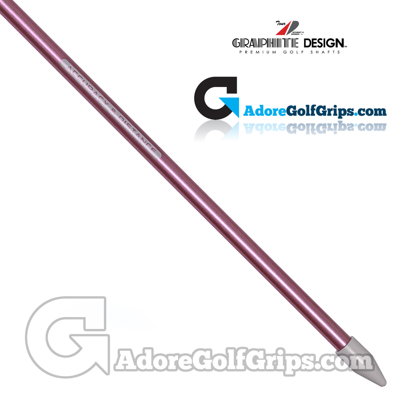 Graphite Design Tour AD Pink Alignment Sticks - Pink / White
