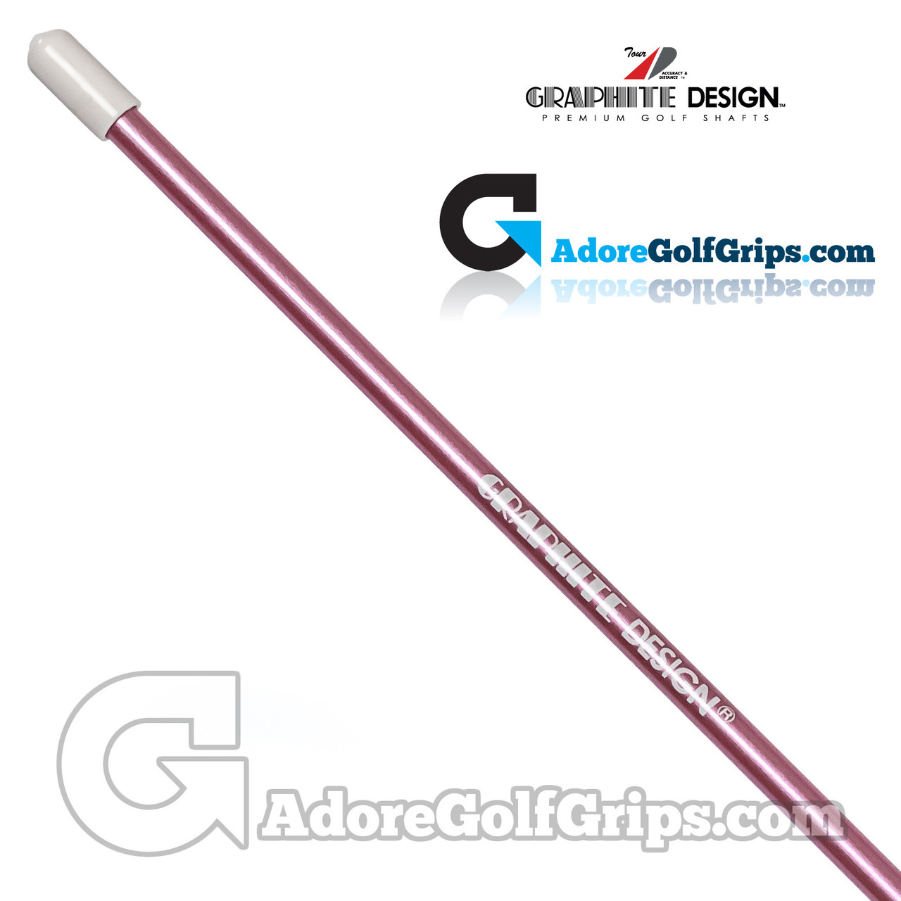Graphite Design Tour AD Pink Alignment Sticks - Pink / White
