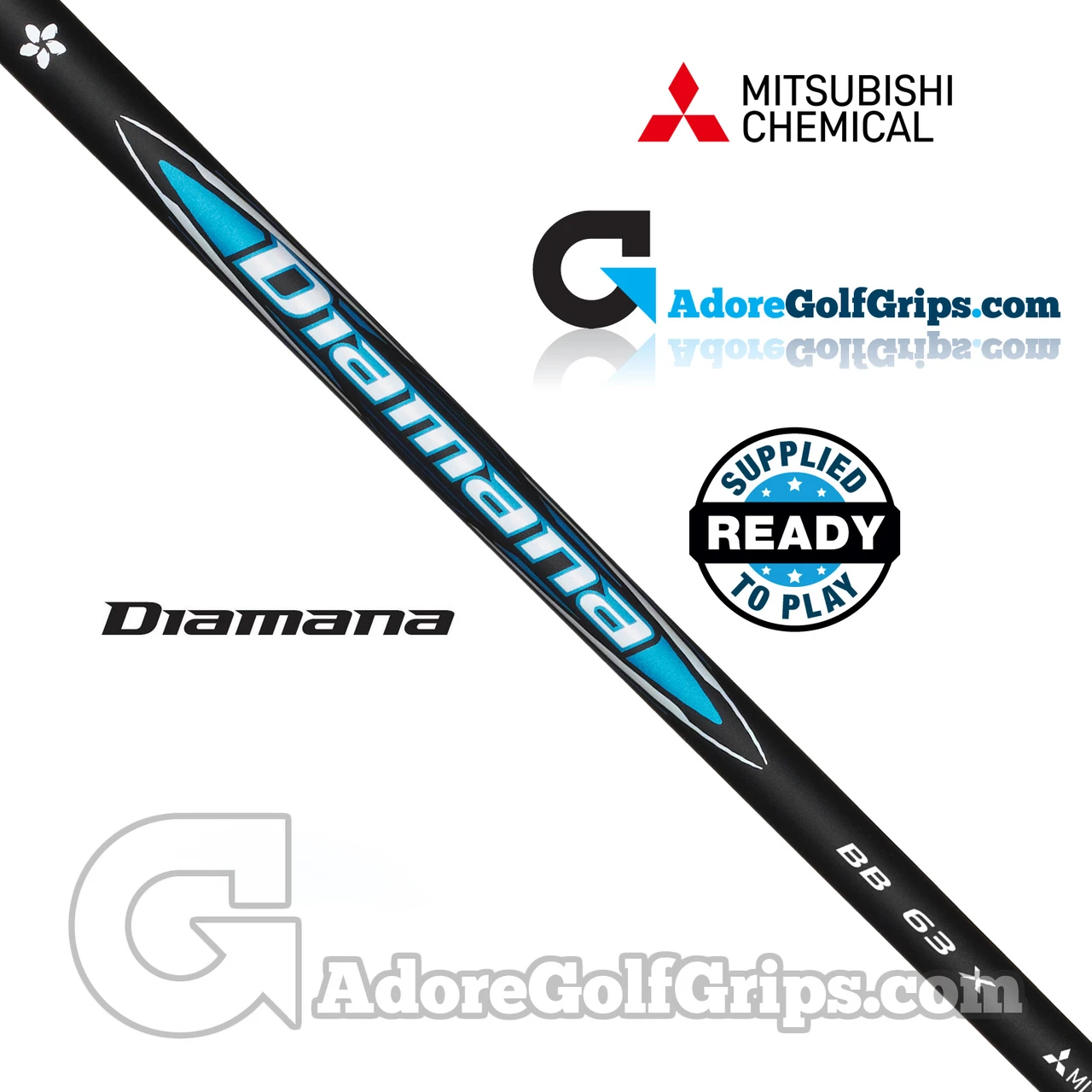 Mitsubishi Chemical 6th Gen Diamana BB 83 Wood Shaft (80g-81g 