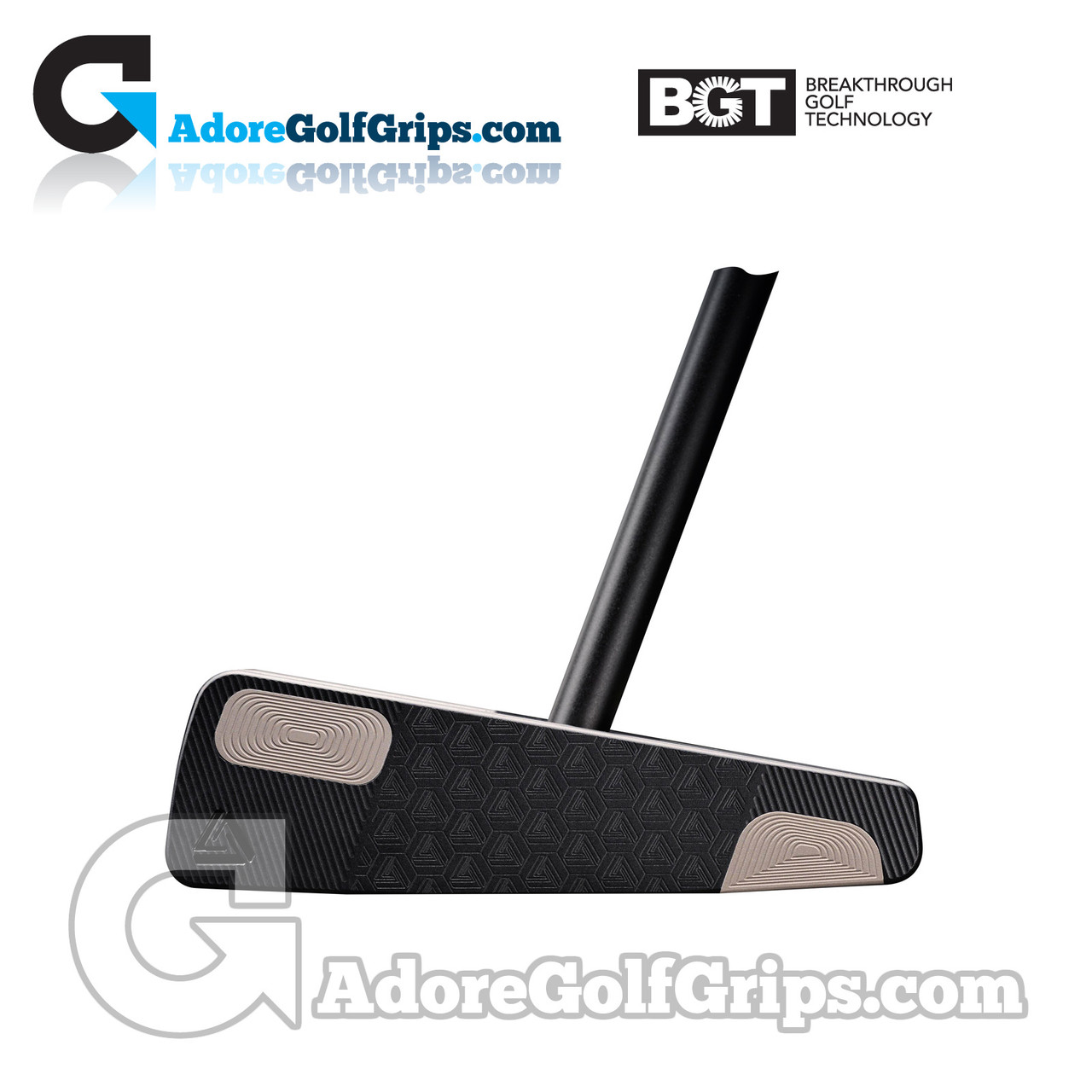 BGT Paradox Blade Putter With Stability Tour Shaft - Black - Zero