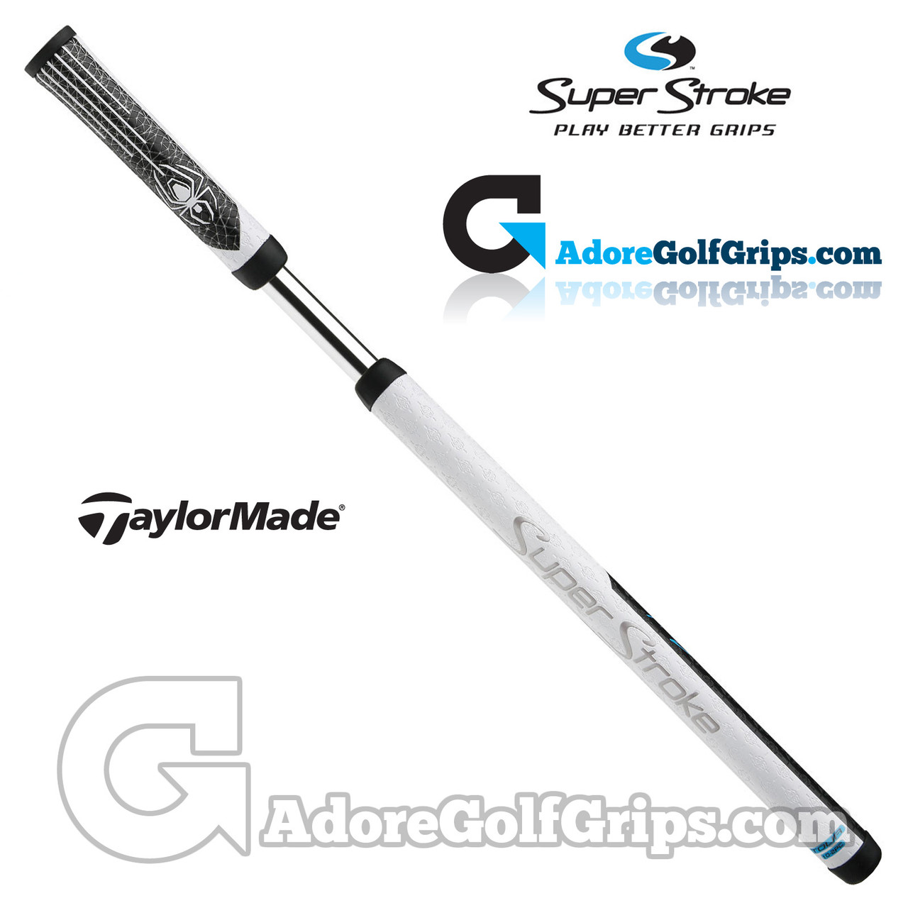 SuperStroke TaylorMade ZT Tour 1.0 2 Piece Broomstick Putter Grip