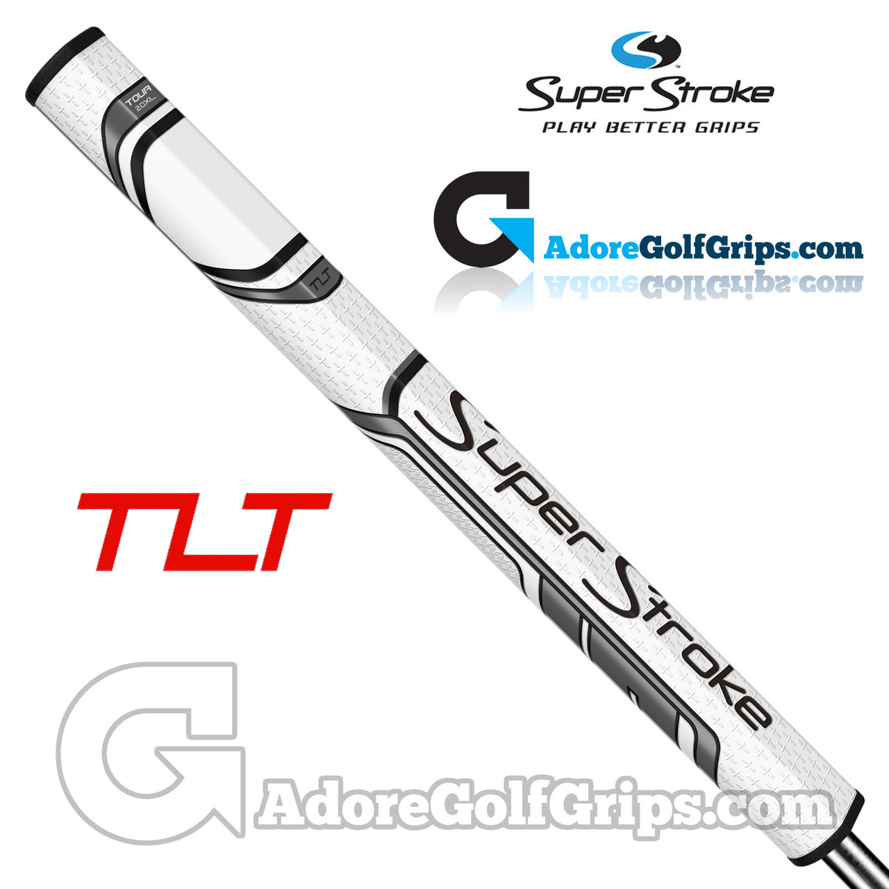 SuperStroke ZENERGY TLT Off-Axis Tour 2.0 XL Plus Putter Grip