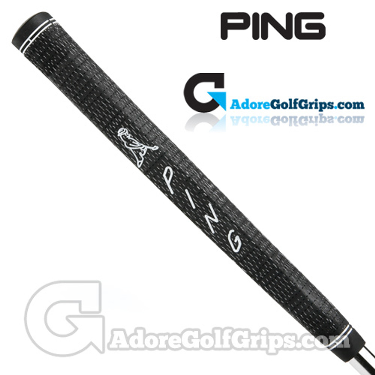 Ping PP58 Midsize Full Cord Classic Putter Grip - Grey - AdoreGolfGrips.com