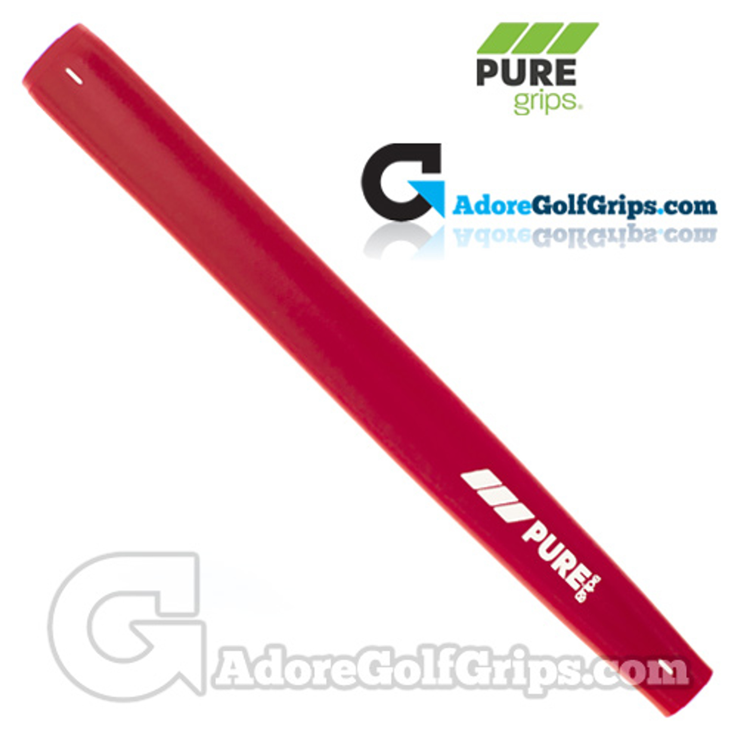 Pure Grips Midsize Paddle Putter Grip Red