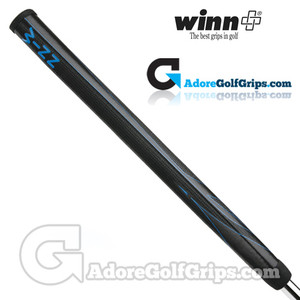 Winn 15 Inch Long Pistol Counterbalance Putter Grip - Black / Blue Winn 15 Inch Long Pistol Counterbalance Putter Grip - Black / Blue