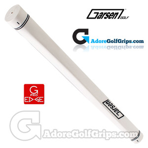 Garsen Golf G-Pro Edge Midsize Putter Grip - White Garsen Golf G-Pro Edge Midsize Putter Grip - White
