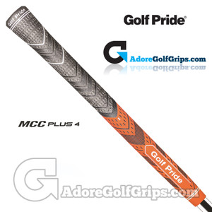 Golf Pride New Decade Multi Compound MCC Plus 4 Grips - Black / Orange